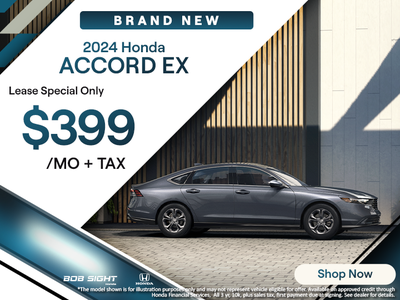 New 2024 Honda Accord EX - Lease for $399!