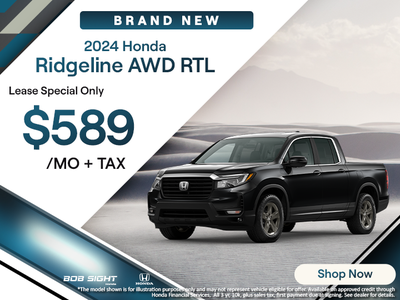 New 2024 Honda Ridgeline - Lease For $589!